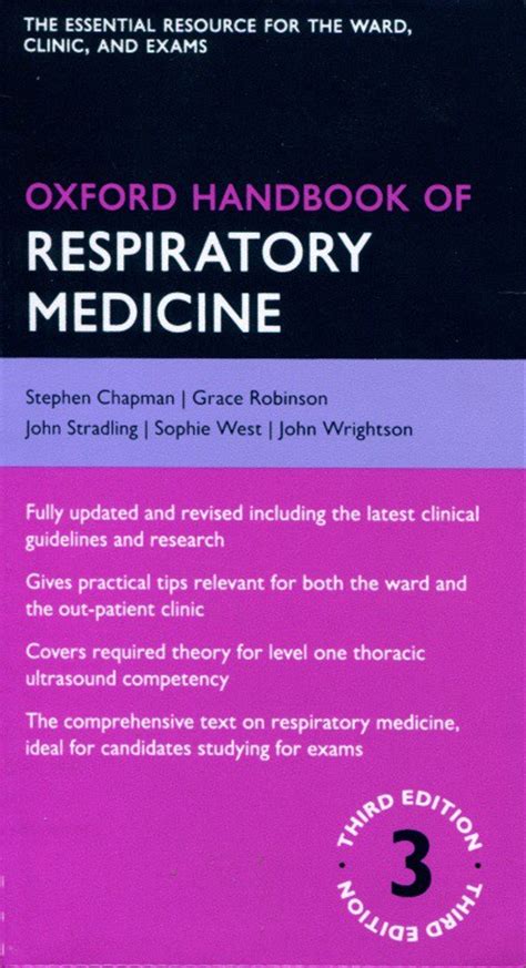 Oxford Handbook of Respiratory Medicine 3rd Ed